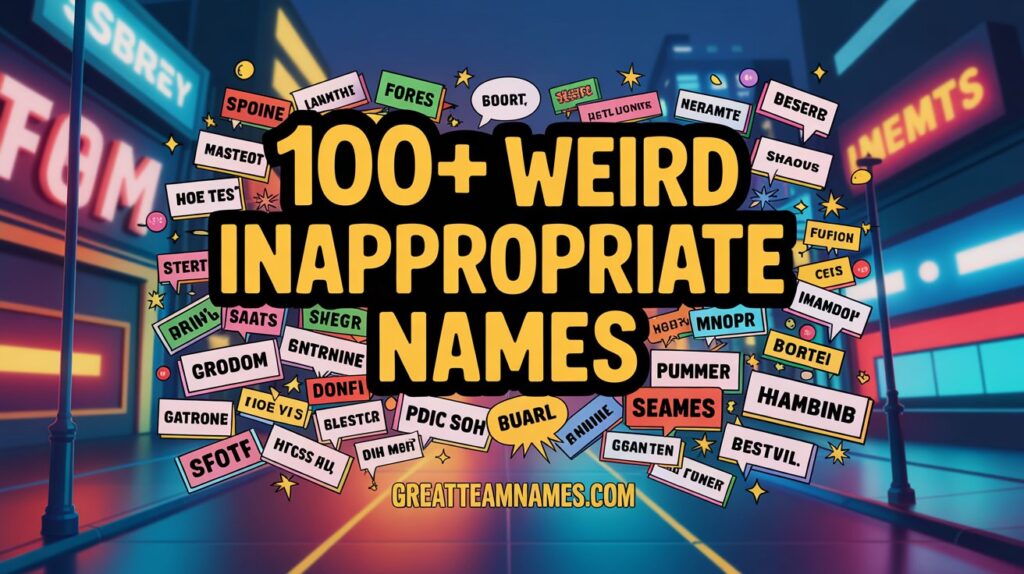 Weird Inappropriate Names