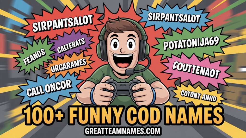 Funny COD Names