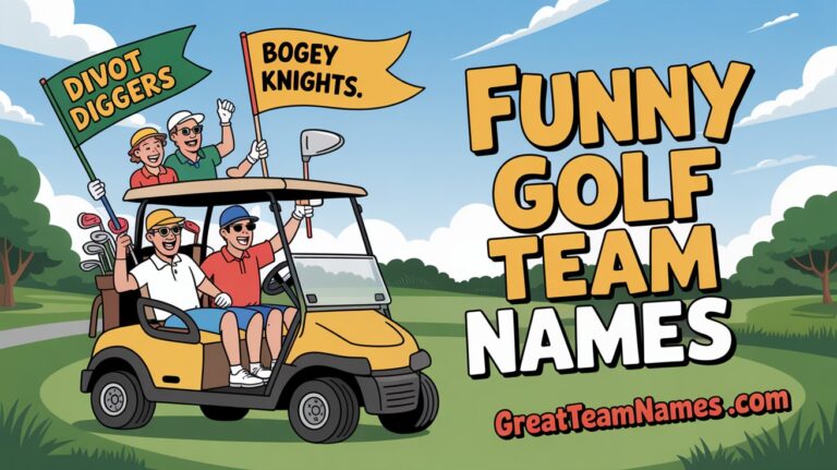 Funny Golf Team Names