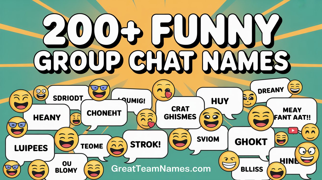 Funny Group Chat Name