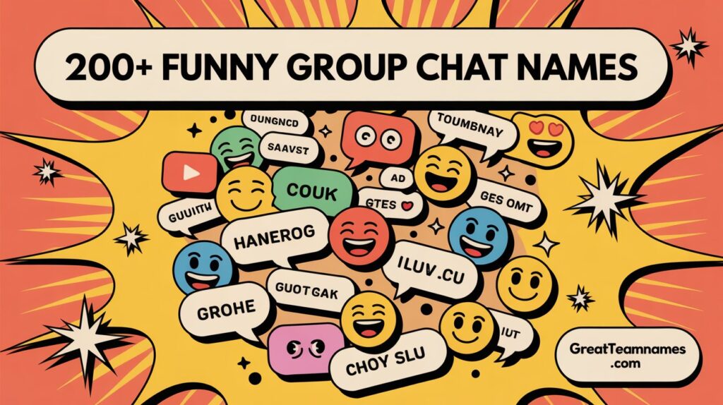 Funny Group Chat Names