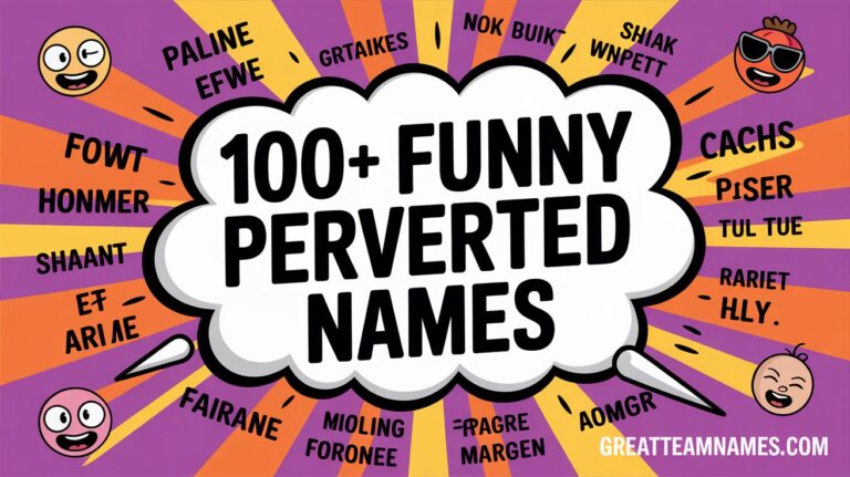 Funny Perverted Names
