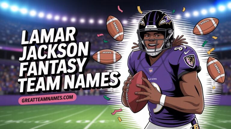 Lamar Jackson Fantasy Team Names