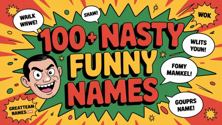 Nasty Funny Names