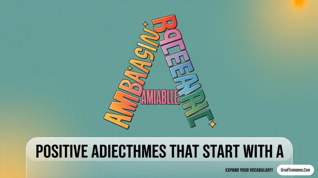 Positive Adjectives That Start With A